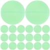 Healeved 50 palline da ping pong fluorescenti al buio - Palline da ping pong luminose da 4 cm - Accessori luminosi per giochi in giardino, feste di compleanno e tempo libero.