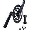 APGLSXY Guarnitura rotonda per mountain bike, 165 mm, con doppia corona 34T-50T, per bici da 9/10/11 velocità, per ciclismo
