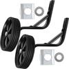 HEANUJJ Rotelline per Bici Bimbo per 12-16 Pollici, Ruote Stabilizzatrici per Biciclette, in Acciaio e Plastica, Montaggio Facile
