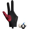 Generico Guanti da biliardo unisex | Guanti sportivi da biliardo | per tiratori con stecca, mano sinistra/destra, guanti da a 3 dita, processo di giunzione, sport di carambola, tiratori con ste