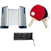 MUXZSIZ Set di Racchette da Pong eccezionali per attività Sportive entusiasmanti e durature con i propri Cari, Racchette e Palline con Custodia per Sport, Grigio