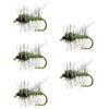APGLSXY Pesca a mosca Gogga Pesca Esche da pesca Trote Esche da Pesce Esche per capelli Gancio per la pesca a mosca Attrezzatura da pesca affilata Esche Esche Secche Bagnate