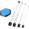 Generic Asta di Supporto Telescopica per Mazza da Golf con Asta in Lega di Alluminio a 4 Sezioni e Cappuccio in Plastica Resistente Agli Urti per la Copertura della Sacca da Golf (#2)