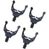 APGLSXY 4pcs Canna Da Pesca Pinze Rests Rod Holder Testa Automatico Coda Resto Holder Grips Resto Staffa Regolabile Pesca Mount