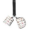 FBGHHTY Carino Chihuahua Pug Stampa Modello Leggero Cinturino da Polso Outdoor Sport Bag Daily Running Gym Travel Pouch