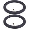 Generic Camera D'aria in Gomma Butilica Resistente per Pneumatici per Bicicletta Pieghevole, Camera D'aria da 2 Pezzi con Valvola per Bici da Strada, Elasticità, (14 * 2.125)