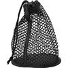 Baxnore Borsa Porta Palline da Golf Resistente in Nylon con Doppia Rete a Rete, può Contenere 12 Palline da Golf Custodia Leggera Portatile per Appassionati di Golf Nero 4,7x5,5 po