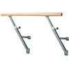 DDS22E LJISEHG Sbarra da Danza Regolabile montata a Parete for Danza Fitness Argento Bianco 100-150 cm(Silver,1m)