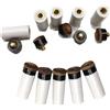 APGLSXY Set di 10 punte per stecca da biliardo a vite per stecca da biliardo, ricambio con puntali bianchi a vite