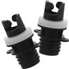 LIFKICH Adattatore per Valvola Aria Kayak e Gommoni 2 Pezzi in PVC Connessione Rapida e Tenuta Precisa per Pompe Aria Uso Esterno Acque Aperte