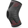 APGLSXY Ginocchiera antiscivolo per ginocchio per donne e uomini, maniche a compressione per corsa, allenamento, sport, compressione sportiva, protezione per il dolore