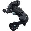 microSHIFT | Deragliatore posteriore M21 | 6 e 7 velocità | gabbia super corta | nero