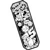 APGLSXY Biciclette Down Tube Frame Protector Road Bike Sticker Chain Protector Downtube Sticker Facile da usare Biciclette Accessori