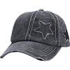 Generico Cappello Estivo Uomo - Cappellini da Baseball con Protezione Solare Stampa Stella Cowboy Donna per Tutte Le Partite