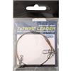 Nexbrill 2 lenze da pesca in acciaio con moschettone e girelle per acqua dolce e salata, pesca a traina, luccio, Mu20 cm, 30 cm, 40 cm (30 cm, 18 kg)