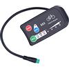 Aramox Display KT LED880 Display LED per Bici Pannello LCD in Materiale Misto 36V 48V per Ciclisti Elettrici Che Utilizzano il Controller KT Kunteng con Dati in Tempo Reale e Facile Configurazione