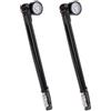 Nexbrill Pompa ad alta pressione per bici con manometro, pompa ad aria in lega di alluminio 300 PSI, per pneumatici elettrici MTB da strada, gonfiatore a forcella con manico a T, 32-50 cm (B)