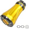Kivivaka Manopola per mulinello da pesca Daiwa, in lega di alluminio, accessorio per modifica fai da te con cuscinetto 7 x 4 x 2,5, diametro 19 mm, viola (oro)