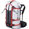 Ferrino 75654LWW Zaino Unisex Adulto Bianco, Taglia Unica, Backpack Instinct 40+5