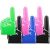 GOOHOCHY 6 Dita in Schiuma Eva per Sostenitori, Guanti a Forma di Palmo Sicuri e Resistenti, per Eventi Sportivi e Competizioni di Calcio Stili Multipli
