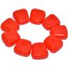Kichvoe Esche Morbide in Silicone per Pesca alla Carpa e Bream, 50 Pezzi Rosso, Riutilizzabili a Lunga Conservazione, per Pescare in Bacini e Spiagge Oceaniche
