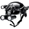 Xoeryoy Casco balistico, casco militare da softair per bambini con telescopio e torcia elettrica, giocattoli militari in stile leggero con binari per accessori, mimetico