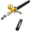 Nexbrill Mini canna da pesca e mulinello per combo, penna portatile telescopica con bobina in lega di alluminio, dimensioni compatte tascabili per viaggi per campeggio all'aperto, lunghezza estesa