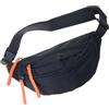 APGLSXY Marsupio da cintura con tracolla regolabile, pratica borsa a tracolla, pratica vita per uomini e donne, piccola tracolla, Colore: nero., M, Bellezza di massa