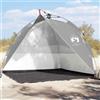 PUGYNBK Tenda da spiaggia grigia, a sgancio rapido, impermeabile