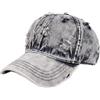 Generico Cappellino Running Uomo - Cappello Trucker Denim Distressed Hip Hop Strappato Donna Baseball Sun Regolabile Berretto