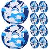 YARNOW Avvolgitori Strumenti per Avvolgimento Filo Pesca 20 per Lenza da Pesca Pezzi in Schiuma Blu Resistente agli Urti Accessori per Pescatori