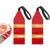 Generico Bandiera Di Sicurezza Per Rimorchio - Segnale Di Avvertimento Pieghevole Leggero Riflettente Da 58 G, Indicatore Di Visibilità Per Barca, Canoa, Kayak | Segnale Di Pagaiata Compatto Per Viaggi All'ape