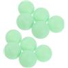 GATHINESS 10 Pezzi Palline da Ping Pong Bianca Luminose Riutilizzabili e 40mm in Plastica Dimensione Standard per attività Sportive All'aperto Feste in Spiaggia
