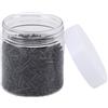 Hapivida Occhielli per racchetta da badminton da 1000 pezzi, 2,1 x 8,3 mm Tubi metallici per racchetta da badminton in nylon 12 Occhielli per corda da badminton, spessore del cappuccio 1