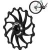 Generico Puleggia deragliatore Bici,Ruota Guida deragliatore Posteriore Bici | Cuscinetto della puleggia in Ceramica 14T/15T/16T, Ruota Guida del Posteriore Resistente agli Urti per Il Cambio del