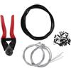 ibasenice Bici Alloggiamento Mountain & Re Parti Tappi Cambio Forbici in Inox con Kit Cambio di Ricambio Trasmissione - Tronchese Freno Bicicletta Strada Cavo