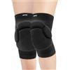 ONTYZZ Ginocchiere Pallavolo Uomo Ginocchiera Portiere Donna Ginocchio Protezione Junior Alto Elastico Morbido Addossare Sportiva Ginocchiera Imbottita per Basket Danza MTB Futsal Protezioni Ginocchia M