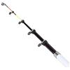 Riuulity Canna da Pesca Portatile con Design Telescopico Canna da Pesca Robusta in Fibra di Carbonio per Stagno Fluviale da Viaggio 1,8 M 2,1 M 2,4,7 (.8)
