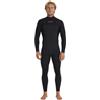BILLABONG 2026 Mens Revolution Natural 3/2 mm petto zip muta - nero rosso