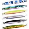 Generic XILILHC 6PCS / Lot Casting Metal Jig Lures 7G 10G Cucchiaio da Jigging Acqua Salata Sea Bass Fishing Lure Esca Artificiale Spinning Tackle(10G-5.5CM)