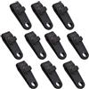APGLSXY 10 clip per telone clip per presa morsetti a vite per tenda clip per tende clip di fissaggio per tende da piscina copertura per corda elastica clip forte presa di sicurezza forniture per