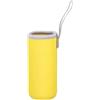 HEMOTON Porta Bottiglia d'Acqua Isolante 550ml in Materiale Subacqueo Giallo, e Portatile, per Borracce Estive e attività All'aperto, Dimensioni 6,8x19cm
