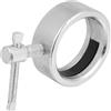 HAPINARY Morsetto per Barra Bilanciere in Lega Argento 50mm Clip a Molla Robusto per Esercizi Fitness Affidabile e Facile da Usare in Palestra