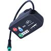 Ausla KT LED880 Display LED Misuratore da Pannello per Bici Elettrica 36V 48V Miscela Materiale Pannello LCD Computer con Facile Installazione Dati in Tempo Reale per Ciclisti con Controller KT
