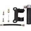 Nexbrill Pompa ad aria compatta per palloni da bicicletta e sportivi, 120 psi ad alta pressione, leggera e in lega di alluminio (nero)