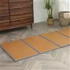 Generic Tappetino pieghevole per tatami, in rattan naturale, antiscivolo, traspirante, per gattonare a letto, meditazione, yoga e sala da pranzo