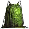 Generic Fashion Borsa Sportiva da Palestra Deep in The Trees Sacco Sportive Personalizzato Zaino Scuola per Yoga Piscina Festival 36X42Cm