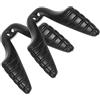 Alipis Occhiali Sportivi da Ciclismo Montatura Nera Regolabile, Design U a Doppio Foro Supporto Nasale Integrato per Comfort e Protezione Durante L'attività