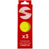 Softee Equipment Pack 3 OVERGRIPS LISOS Softee Cinetik Amarillo