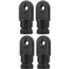 Aramox Bimini Top Hardware Nylon Eye End Fitting 4 Pezzi Universale Tappo per Tettuccio per Barca Finitura Lucida Installazione Rapida per Riparazione Top Marino e Manutenzione Stagionale (5/8)